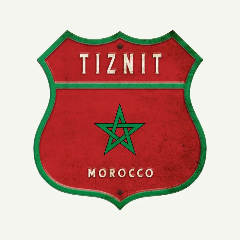 Design du drapeau marocain de Tiznit
