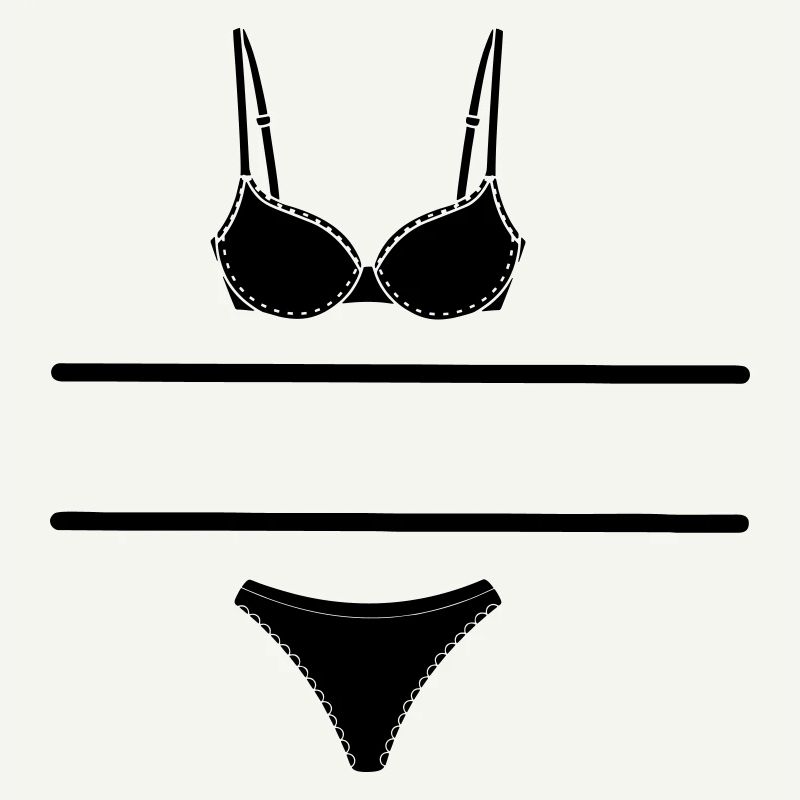 Dessous-Logo für Laden- oder Marktstandverkäufer