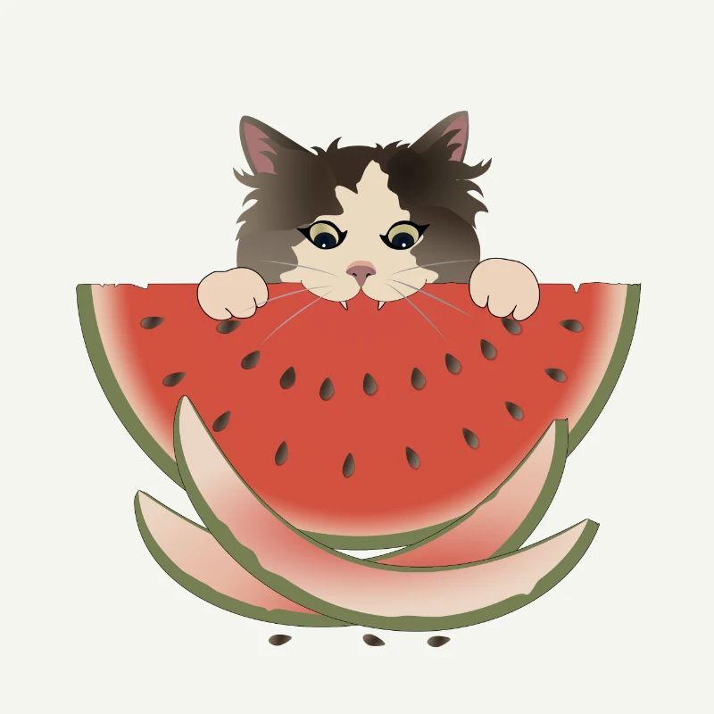 Délice de pastèque Chat
