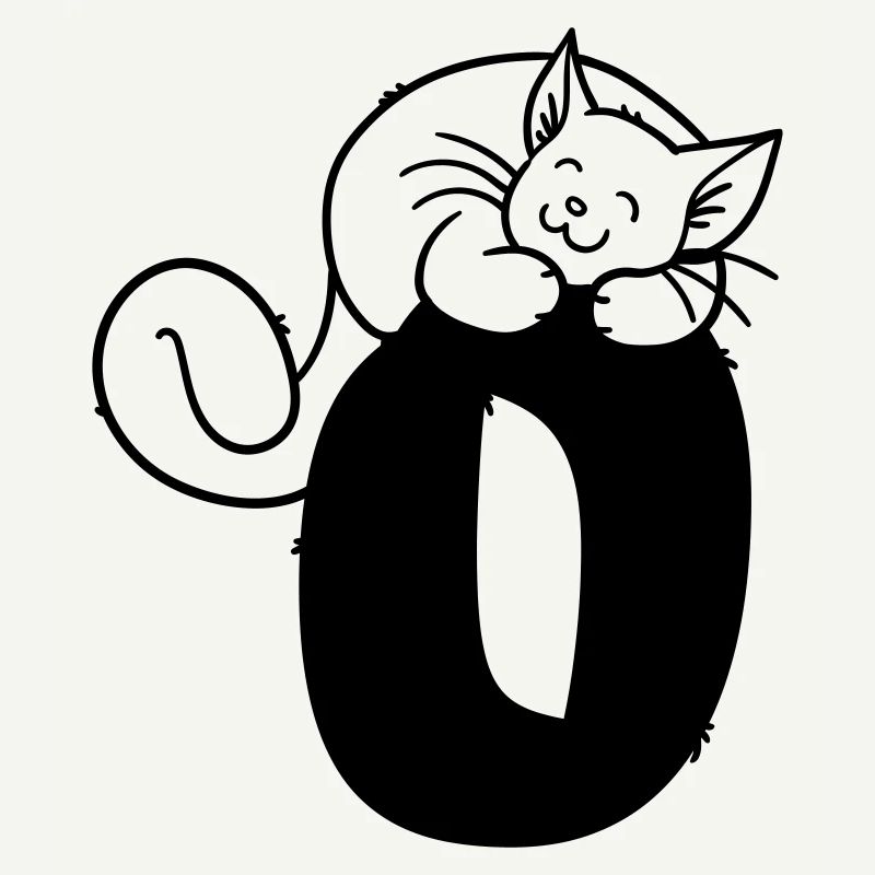 Lettre O Cat