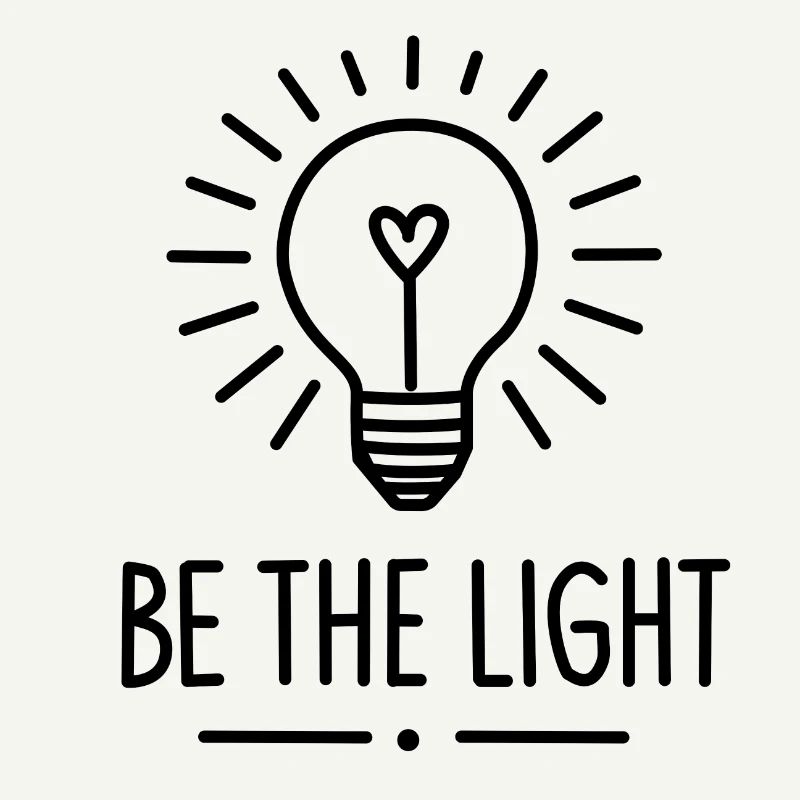 Sei das Licht, modern und minimalistisch
