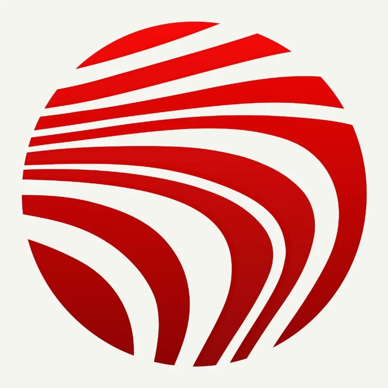 Psychedelic Pattern Red Gradient