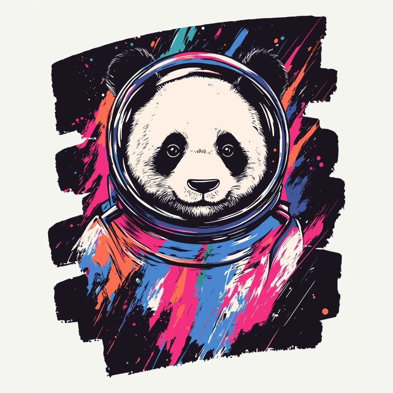 Panda Astronaute