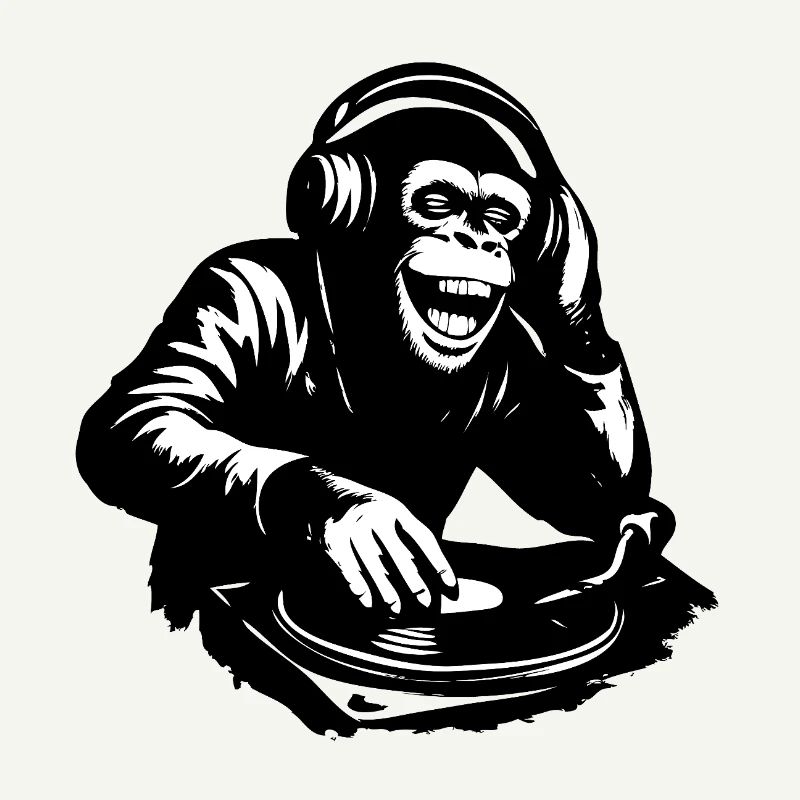 DJ The Monkey Dance Banksy Style