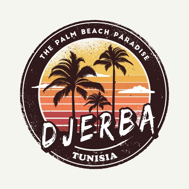 Djerba Tuneisen Palm Tree Design