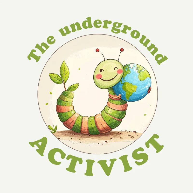 Earthworm defending the Earth