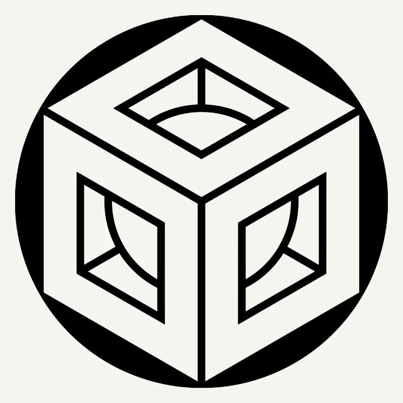 Design du crop circle cube de Metatron