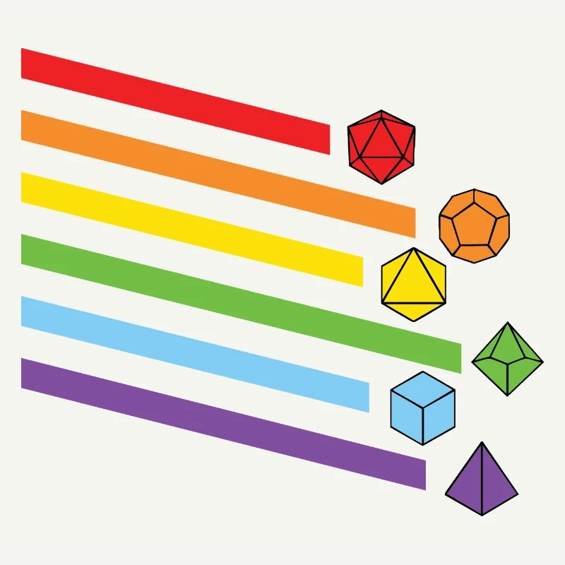 Dice Set Fantasy Gamer Style D20 Tabletop Vibes