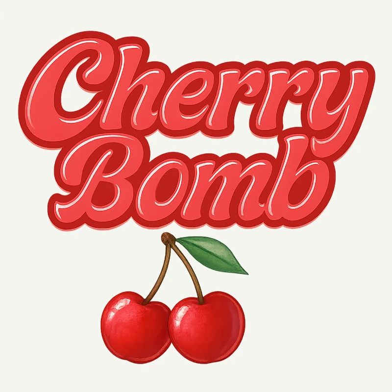 bombe cerise / design Y2K