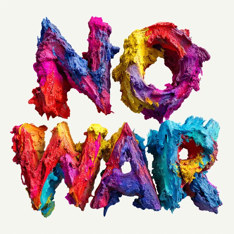 No War Farbexplosion
