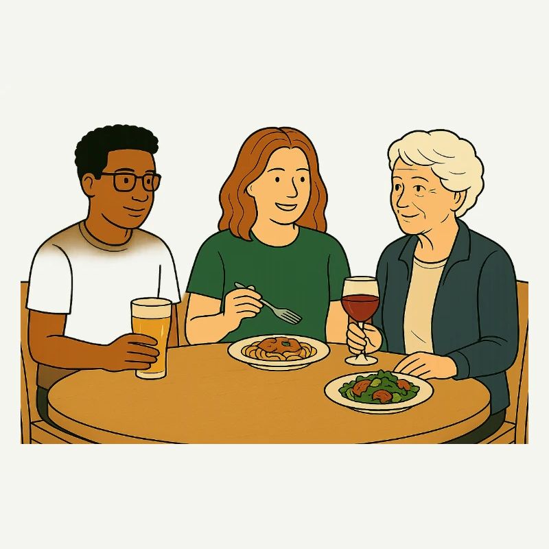 À table