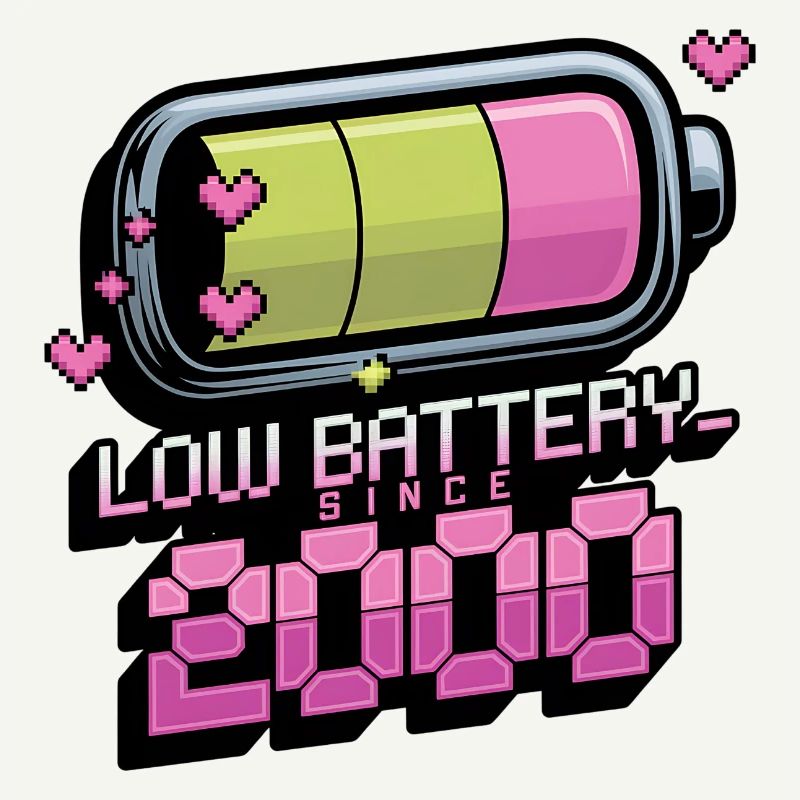 Y2K Retro – Low Battery Since 2000