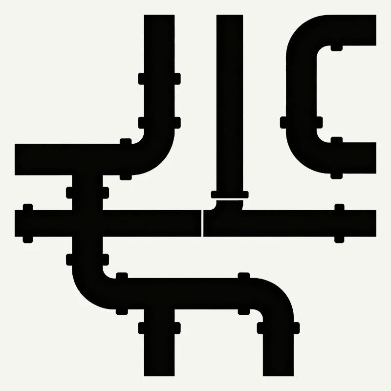 Black Cane Net Pattern