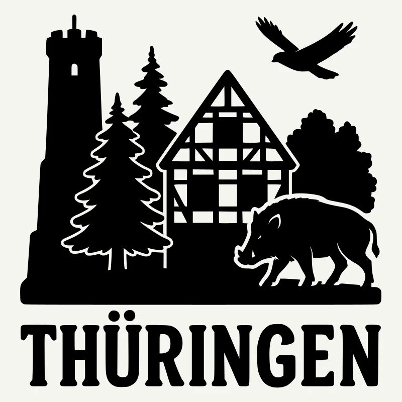 Silhouette Thuringe