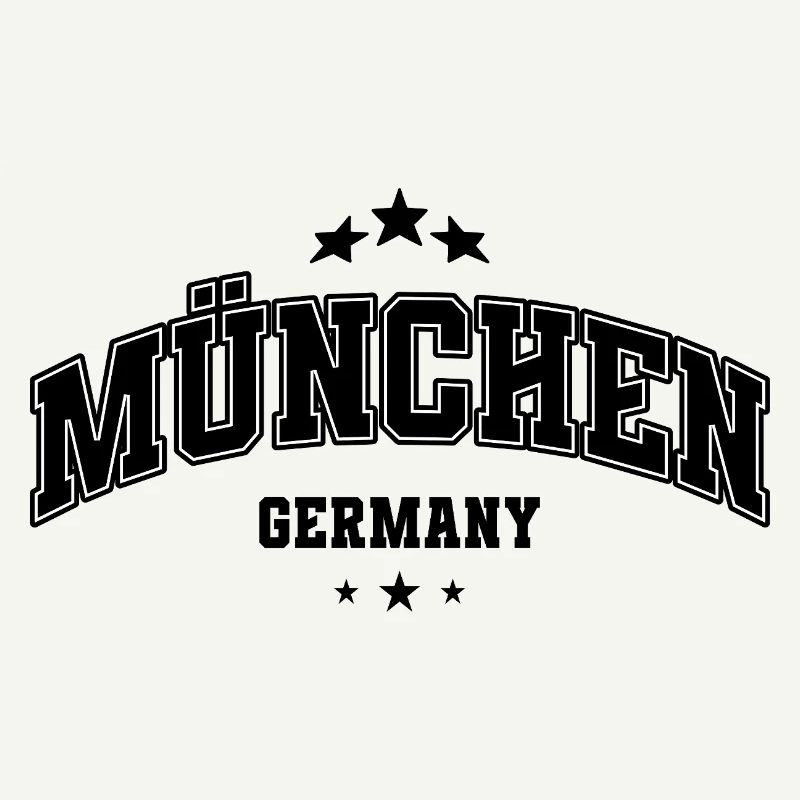 Muenchen Bogen Schriftzug Logo