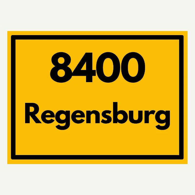 OLD POSTCODE ZIP CODE RETRO 8400 REGENSBURG