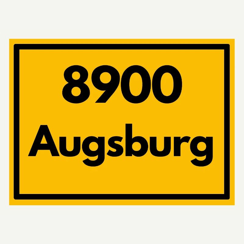 OLD POSTCODE POSTCODE RETRO 8900 AUGSBURG