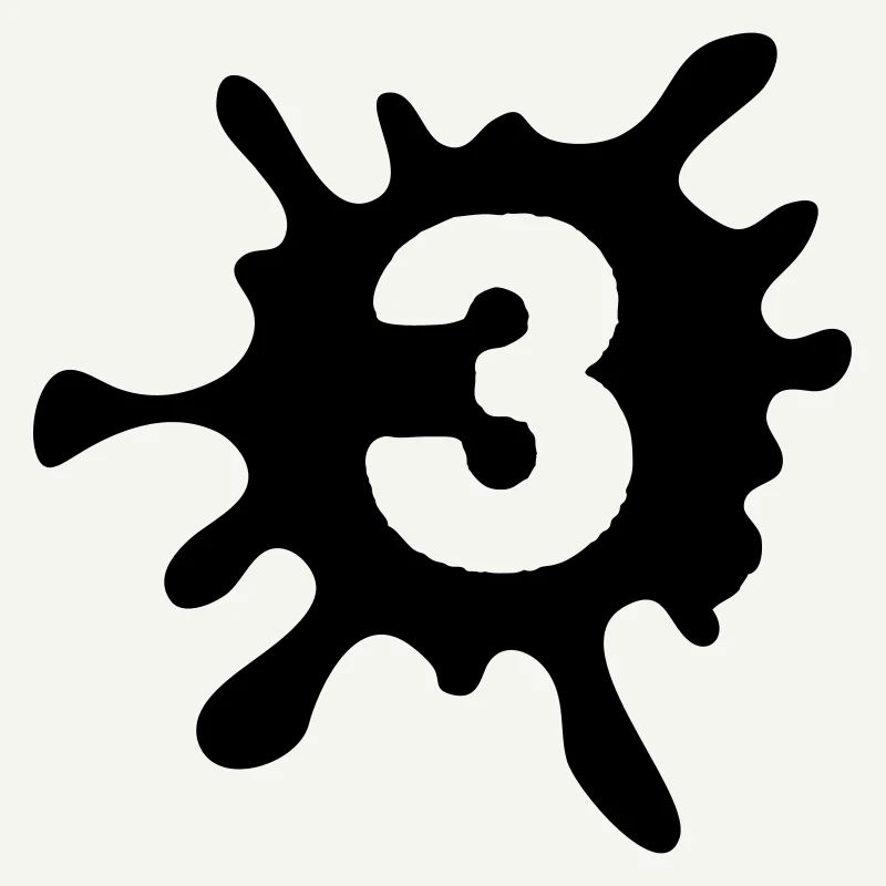 3 Klecks