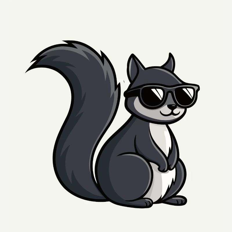 Cool Squirrel Dark Glasses