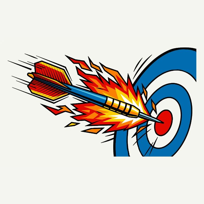 Fléchette Cible de Feu Cible