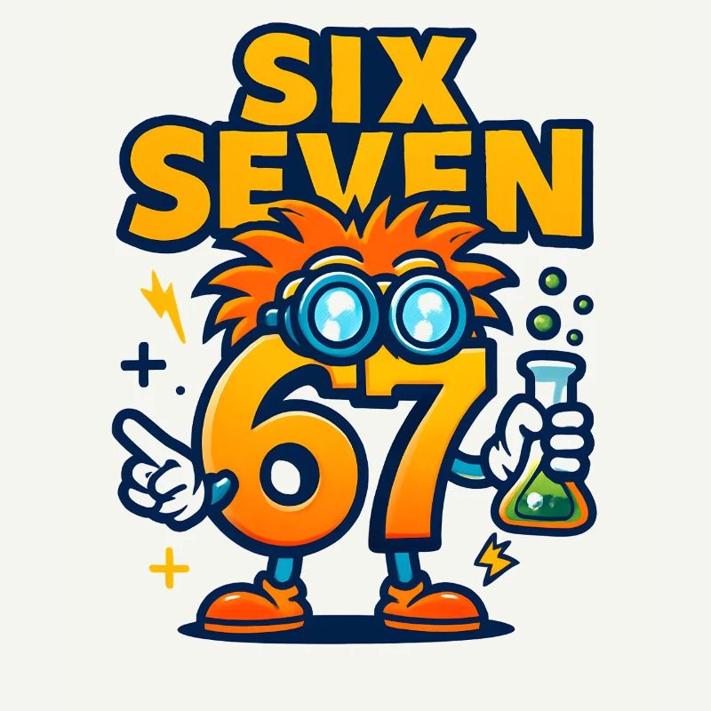 Six Seven 67 Science Humor Nerd Gift Idea