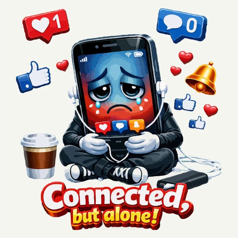 Connected but alone