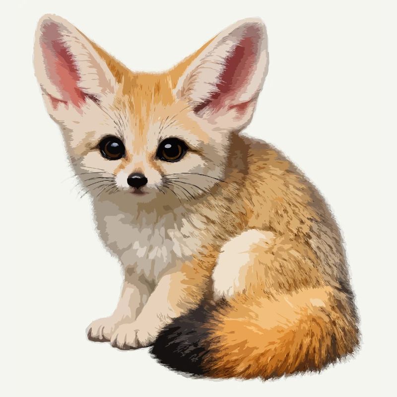 Fennec-Wüstenfuchs