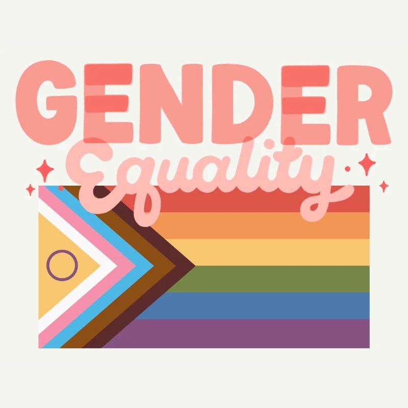 Gender Equality Pride Flag Statement Design CSD