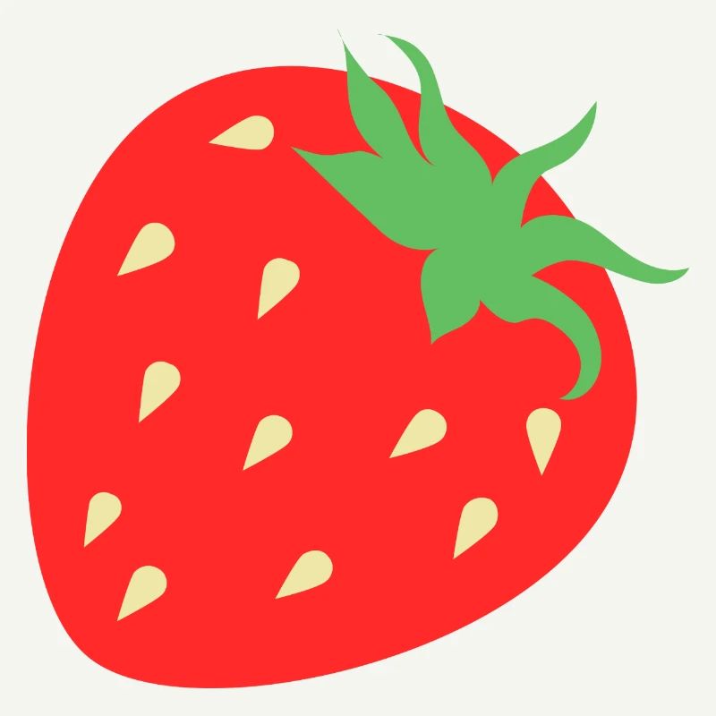 Frische Erdbeer Grafik