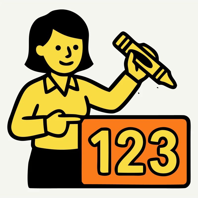 Teacher Math 123 School