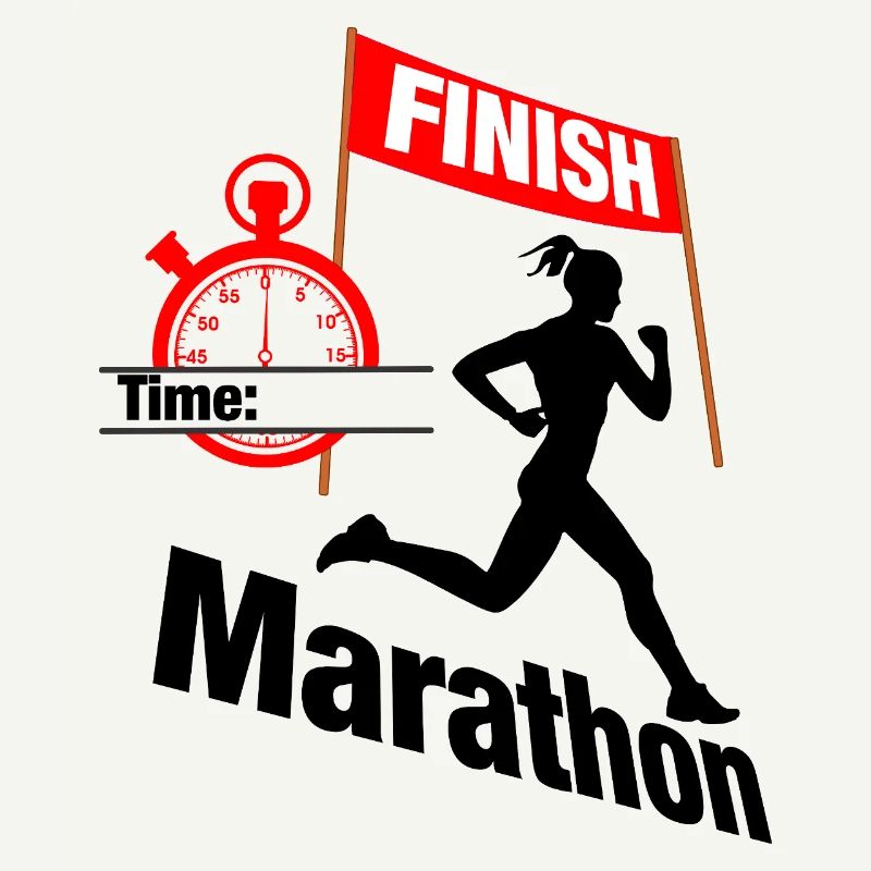 Coureuse marathonienne – Temps de course