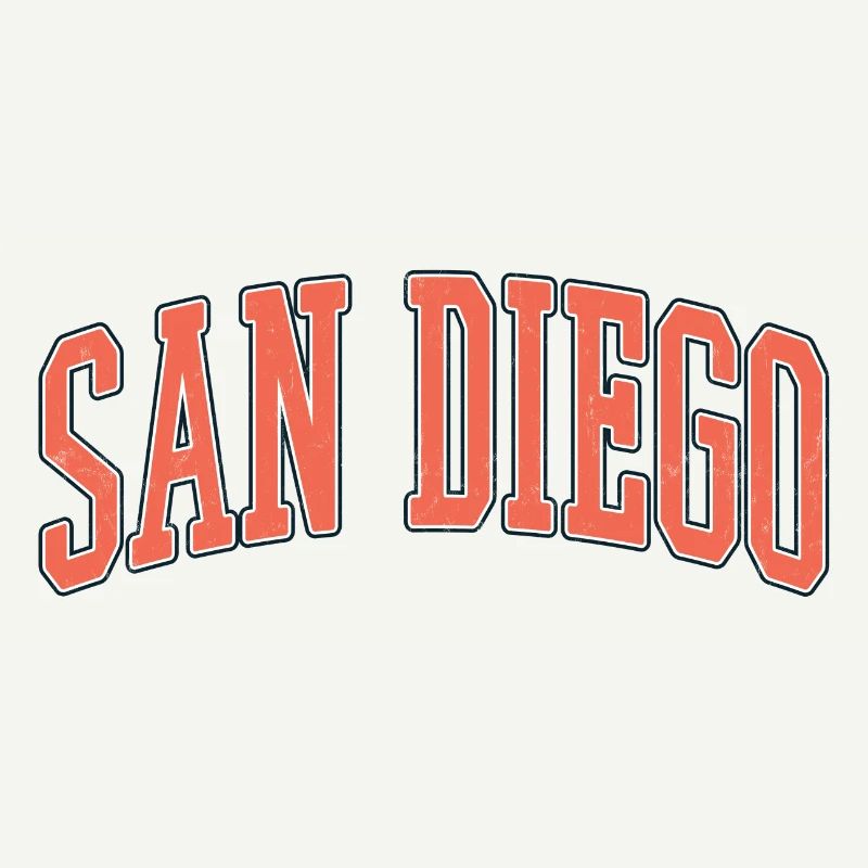 Conception des polices de blocs de San Diego