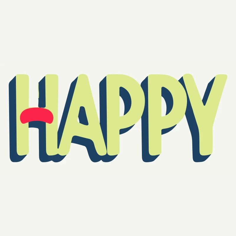 Happy Text Design