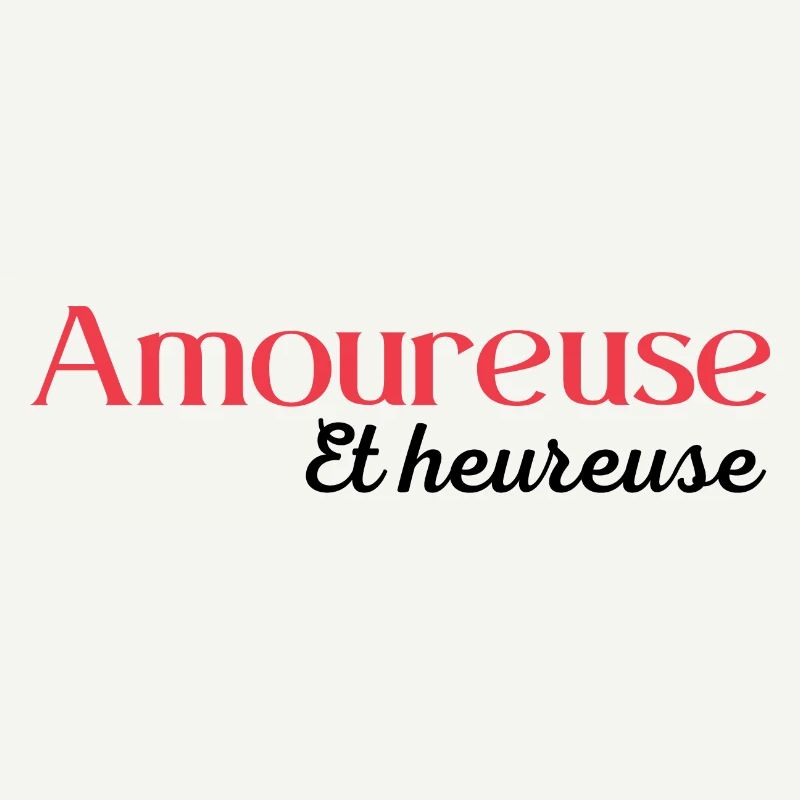 Amoureuse et heureuse