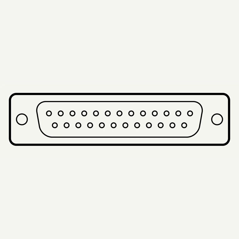 DB 25 Connector Parallel, Printer