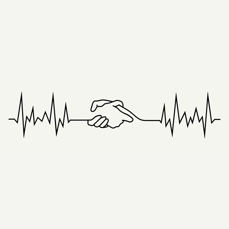 wave peace handshake