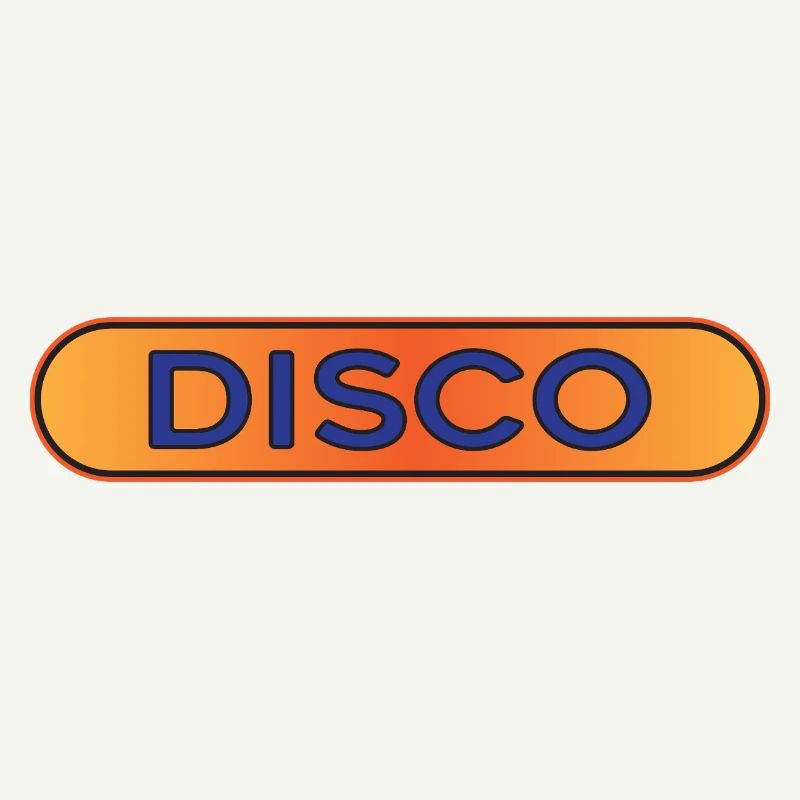 Disco Neon Retro Abzeichen