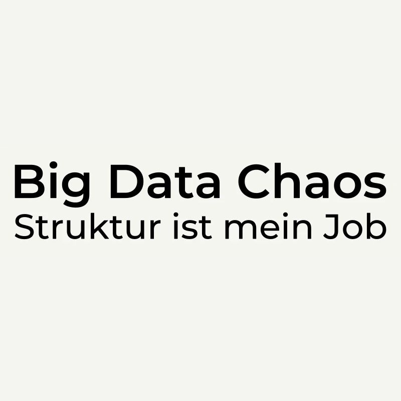 Big Data Chaos – La structure est mon travail
