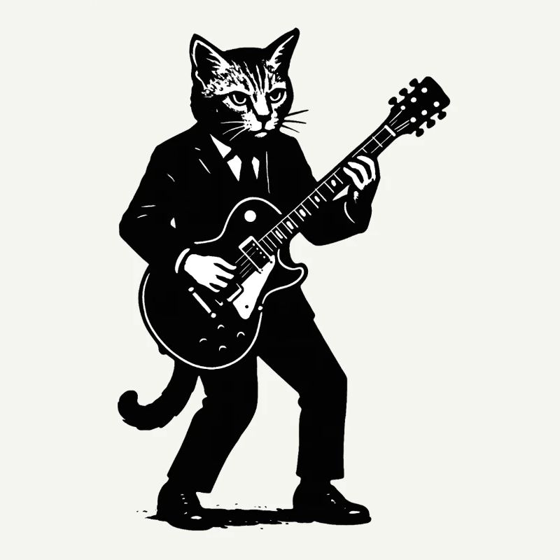 Jupe chat dans un tailleur
