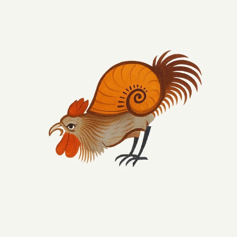 Medieval Rooster – Stylized Creature