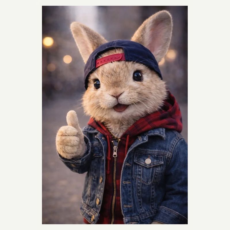 Sweat à capuche Pullover en jean