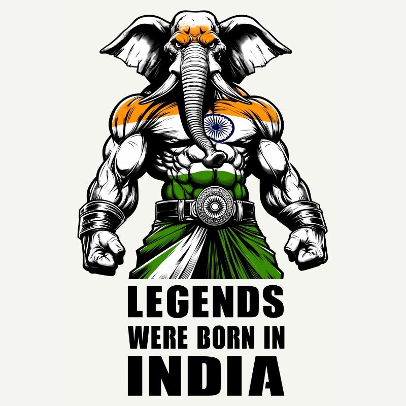 India elephant legends design