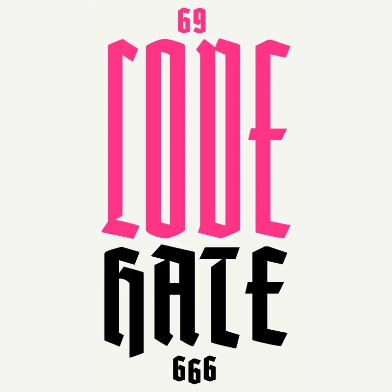 Gothic Neon CODE Vertical