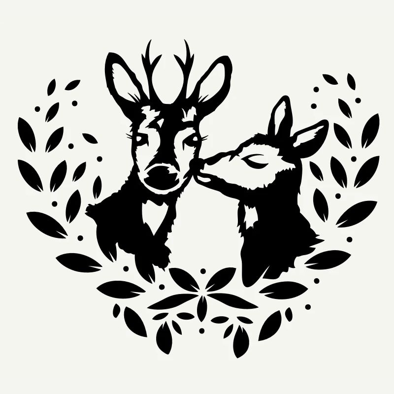 deux chevreuils