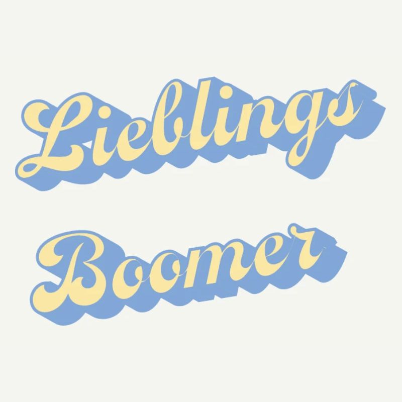 Lieblings Boomer Retro Script