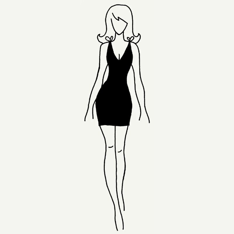 Das schwarze Kleid