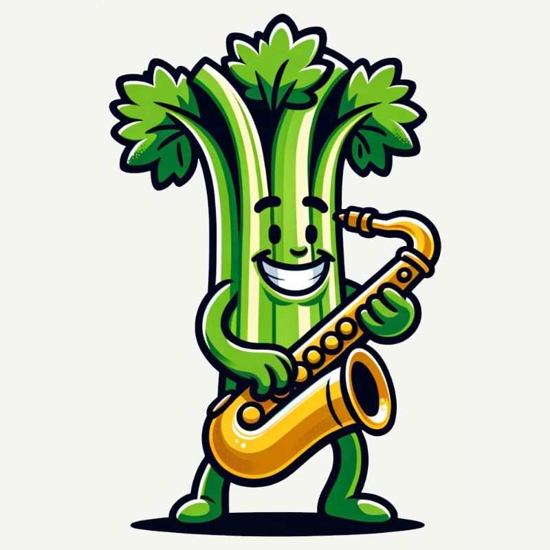 Le céleri Saxy apporte le jazz croquant