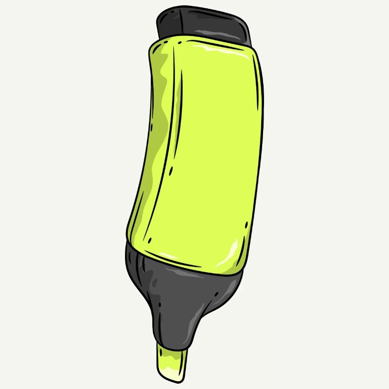Textmarker Illustration