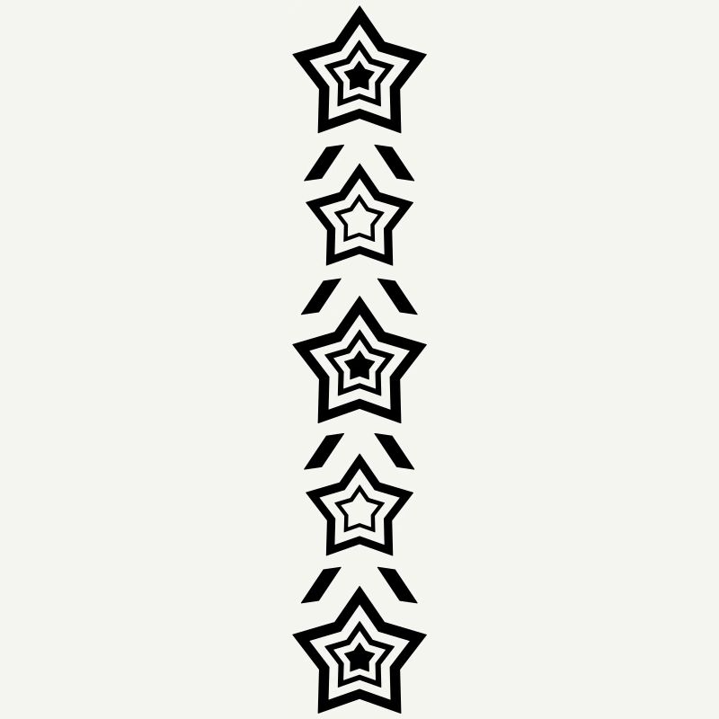 Rangée d’étoiles