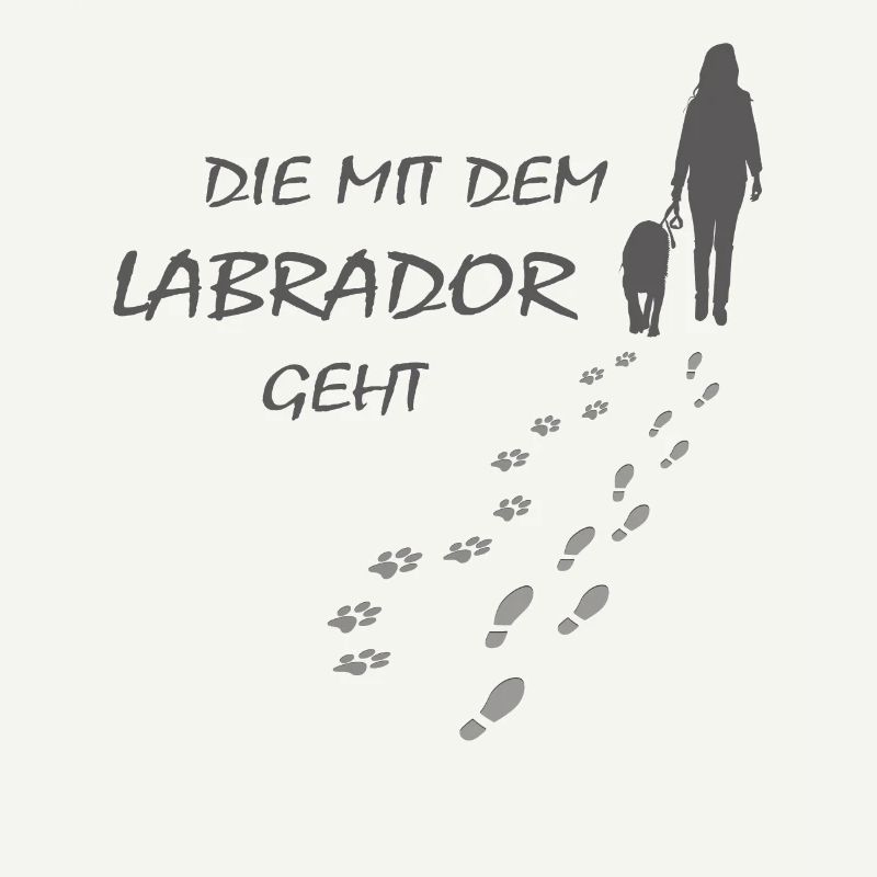Die mit dem Labrador geht, Hundepfoten Labbi Gassi